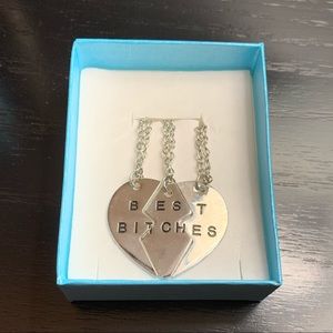 3 Matching Best Bitches Necklace